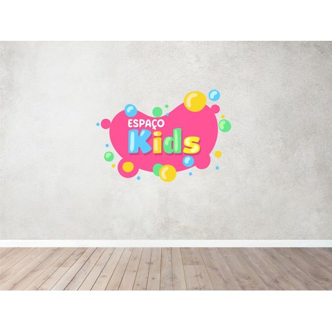 Adesivo de Parede Escolar Espaço Kids e Brinquedoteca