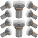 Ver imagem 1 de Kit 10 Válvula Ralo Click 1.1/4 Metal P/ Pia e Cuba Cromada