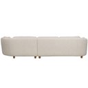 Ver imagem 5 de Sofá 05 Lugares 330cm Arizona com Chaise Esquerdo Bouclé Off White - Nexta Casa