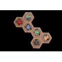 Ver imagem 2 de Porta Medalhas Sextavado - Kit com 6