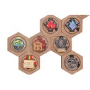 Ver mais imagens de Porta Medalhas Sextavado - Kit com 6