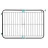 Grade Portão Proteção Segurança Cão 73 Á 115cm Escada Pet Preto - 3