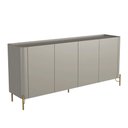 Ver imagem 1 de Balcão Buffet 180cm Porta Lisa 100% Mdf com Pés em Metal