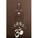 Ver imagem 4 de Abajur Zen Yoga Marrom 27x11cm - Vesper