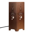 Ver imagem 2 de Abajur Zen Yoga Marrom 27x11cm - Vesper