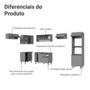Ver imagem 5 de Armário de Cozinha Completa de Canto 465cm Cinza Nice Madesa 09