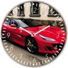 Relógio de Parede Cozinha Sala Carro Vermelho R27 - 1