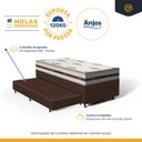 Ver imagem 5 de Cama Box com Colchão de Molas Ensacadas Anjos Classic + Auxiliar de Espuma Unique Solteiro 88cm