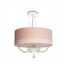 Ver imagem 1 de Lustre Pendente Pérolas 40x15 Rosa