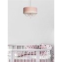 Ver imagem 2 de Lustre Pendente Pérolas 40x15 Rosa