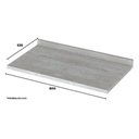 Ver imagem 4 de Balcão Forno de Embutir 80cm Americana Branco com Tampo Calcare - Móveis Henn Branco-calcare