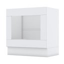 Ver imagem 1 de Balcão Forno de Embutir 80cm Americana Branco com Tampo Calcare - Móveis Henn Branco-calcare