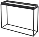 Ver imagem 1 de Mesa Lateral Loi Laca Preto com Espelho e Base Preta - 67795
