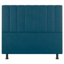 Ver imagem 3 de Cabeceira E Baú Cama Box Queen Cora 160cm Suede Turquesa
