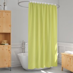 2 Cortina Box Banheiro PVC Grossa Antimofo Ilhós Am 140x230 - 1