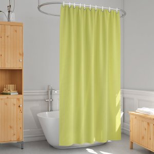2 Cortina Box Banheiro PVC Grossa Antimofo Ilhós Am 140x230
