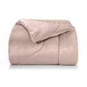 Ver imagem 1 de Edredom Dupla Face de Plush Queen 235x260cm - Rosa Tule