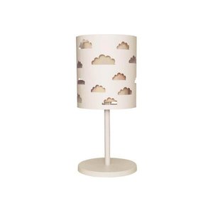 Abajur Infantil Nuvens Duplo Cáqui -Base Br 20x41