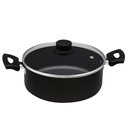 Ver imagem 4 de Conjunto de Panelas Antiaderente Eirilar Copacabana Preto 7 Peças