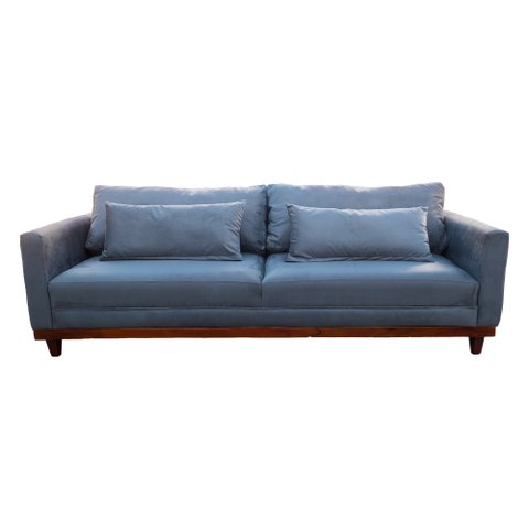 Sofá Chesterfield London 2,30 - Veludo Cinza / Decoracao , Sala estar, tv, recepção, consultorio