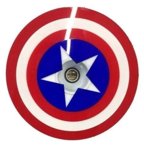 Luminária Pendente Capitão América Heroi Estrela Menino - 1