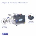 Ver imagem 2 de Picador de Carne Profissional Elétrico Bocal 10 Inox Gural