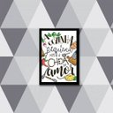Ver imagem 1 de Quadro Decorativo Cozinha Pequena Mas Cheia de Amor