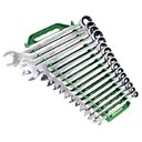 Ver imagem 1 de Jogo de Chave Combinada Catraca 8 a 24mm 16 Peças St08034l Sata