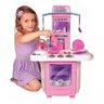Cozinha Infantil Menina Completa Pia Fogão Forno Sai Água - 1