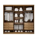 Ver imagem 2 de Guarda Roupa Casal Royal 6 Gavetas MDF-MDP Cumaru Móveis Novo Horizonte