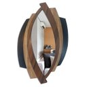 Ver imagem 1 de Espelho Decorativo Corpo Inteiro Madeira Peg Montreal 81x130:Marrom