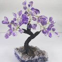 Ver imagem 2 de Árvore Ametista 12 Galhos E 60 Pedras - Altura 13 Cm