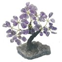 Ver imagem 1 de Árvore Ametista 12 Galhos E 60 Pedras - Altura 13 Cm