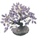 Ver imagem 1 de Árvore De Ametista 36 Galhos E 180 Pedras - Altura 28 Cm