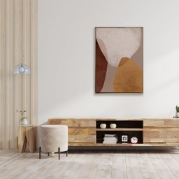 Quadro Decorativo Tela Canvas Elegante Moderno Geométrico Abstrato para Sala - 2