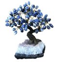 Ver imagem 1 de Árvore 24 Galhos E 120 Pedras - Sodalita - Altura 18 Cm