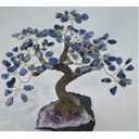 Ver imagem 3 de Árvore 24 Galhos E 120 Pedras - Sodalita - Altura 18 Cm