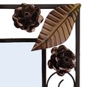 Ver imagem 4 de Moldura de Espelho em Ferro Colorida com Flores Artesanais Para Banheiro Libertas Rosas Artesanato E