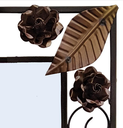 Ver mais imagens de Moldura de Espelho em Ferro Colorida com Flores Artesanais Para Banheiro Libertas Rosas Artesanato E