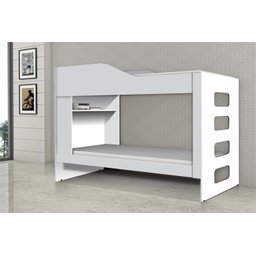 Beliche Hortênsia Solteiro Mdf:branco - 2