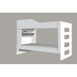 Beliche Hortênsia Solteiro Mdf:branco - 1