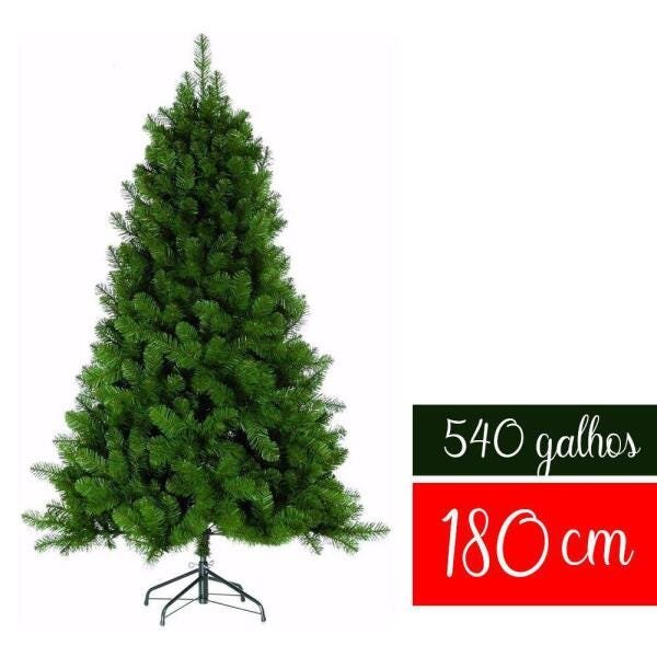 Arvore de Natal Pinheiro 180cm Decoraçao Verde 540 Galhos - 4