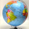 Globo Terrestre Político Mapa Mundi - Total 30cm Giratorio - 2