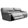 Sofá 2 Lugares Reclinável Elétrico Asmará 174cm Couro Cinza - 1