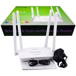 Repetidor Roteador Wireless Wi-fi 300mbps 4 Antenas 50 Metros Pix Link LV-WR08 - 8