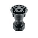 Ver imagem 2 de Kit 04 Pé Nivelador Plástico para Móveis 80mm (160 Kg) Preto Hafele 01 Unidade