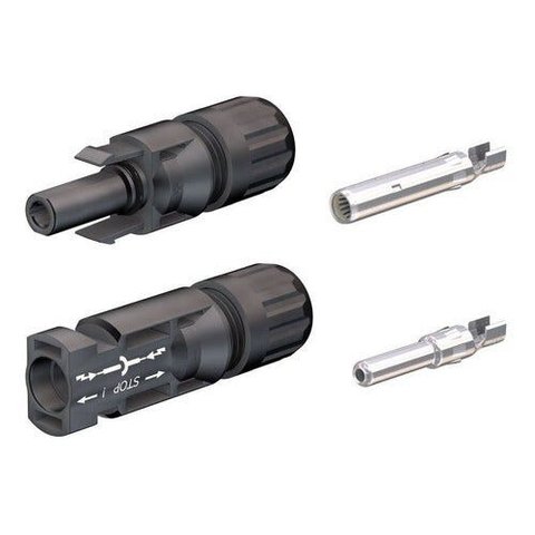 Conector Mc4 para Painel Cabo Solar 4 a 6Mm Par Multi-Contact com 5 Pares