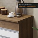 Ver imagem 7 de Armário de Cozinha Compacta 150cm Rustic/Branco Glamy Madesa 01