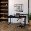 Ver imagem 7 de Mesa para Escritório Diretor Estilo Industrial 1,50x0,60 com 2 Gavetas Preto Onix