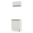 Ver imagem 1 de Kit Madesa Topazio 60 cm com Armário e Balcão Branco